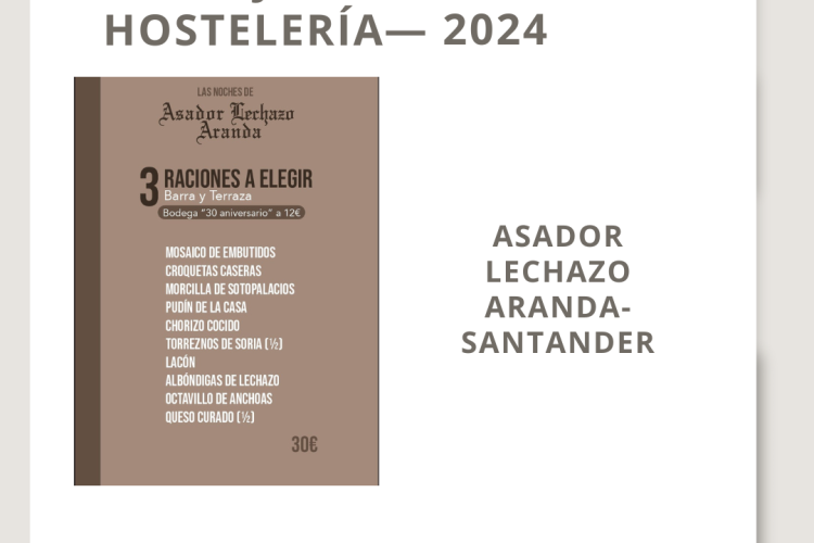 Asador Lechazo aranda Santander